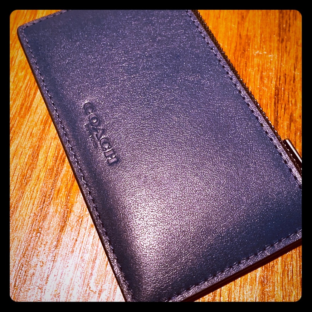 Blue Coach Wallet